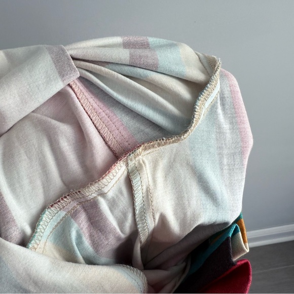 NWT Anthropologie Seen Worn Kept Striped Paperbag High Waisted Wide Leg Pants 2 - Picture 14 of 16